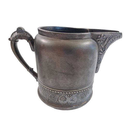 4 Piece PairPoint Quadrupleplate Silver Tea Coffee Pot Creamer Sugar Set USA Vtg - Picture 6 of 13